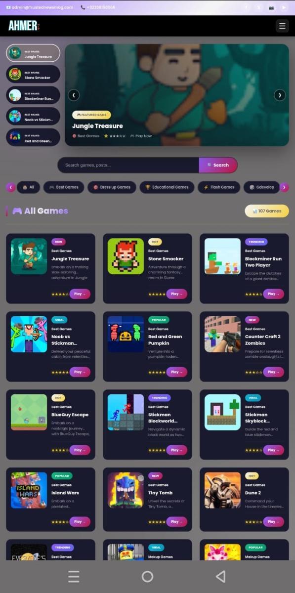 MKM CMS - PHP Script for Blogs & Game Websites