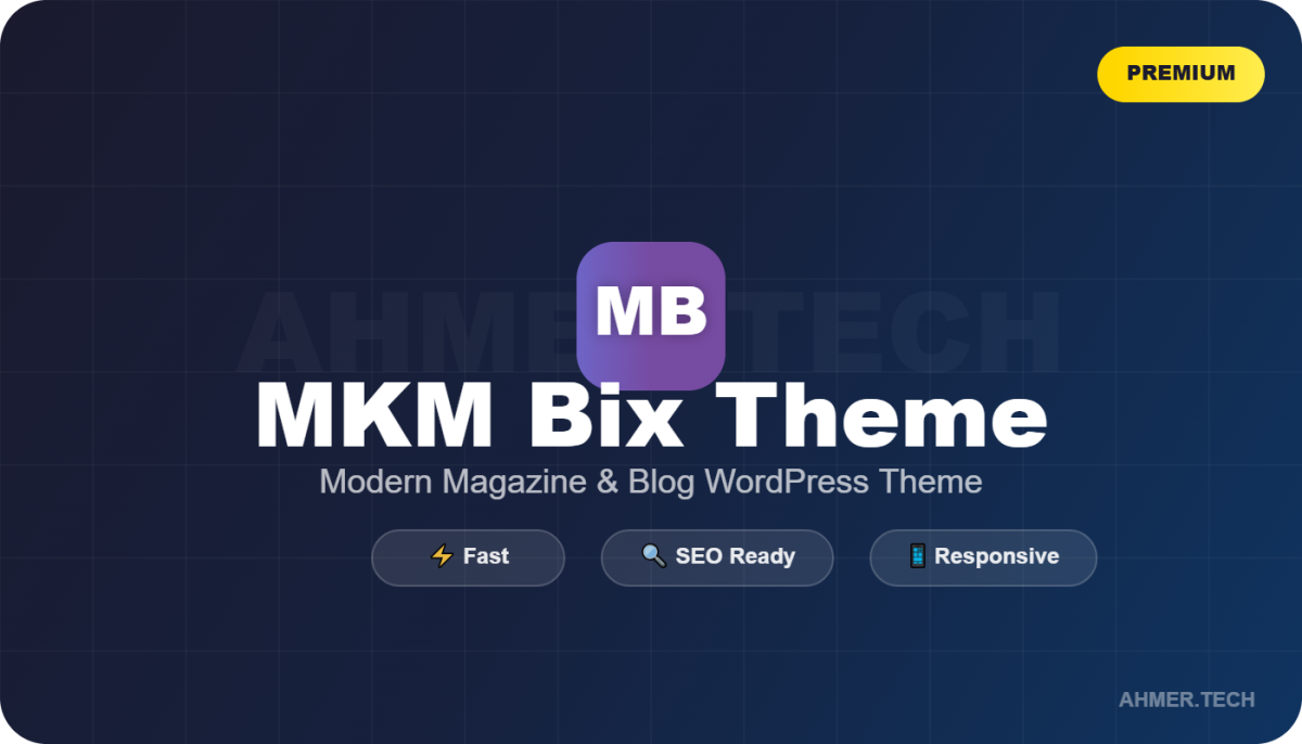 MKM Bix - Modern Magazine & Blog WordPress Theme